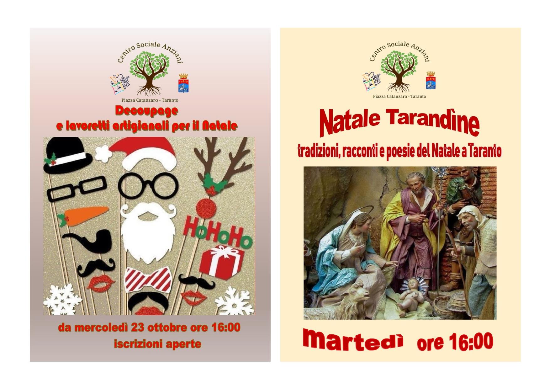 Poesie Di Natale In Dialetto Tarantino.La Bottega Delle Idee